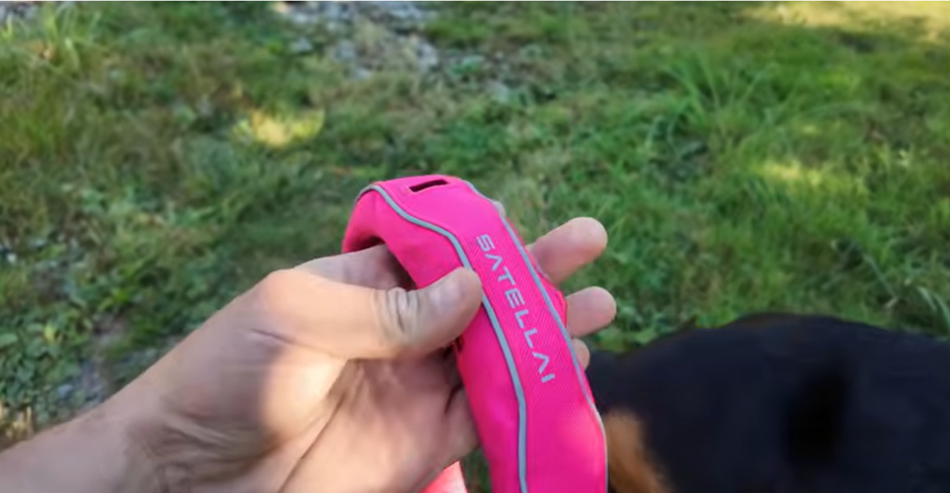 PETVORA GPS Dog Collar in Pink for Smart Fencing